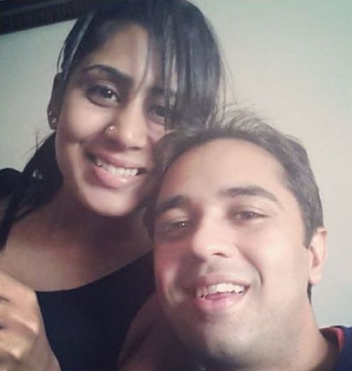 Varun Arag and his wife