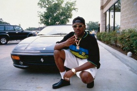 Symphonique Miller's father, Master P, pictured with his car