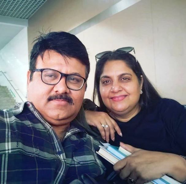 Wandana Pathak and her husband