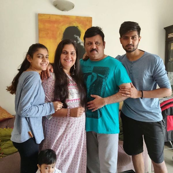 Vandana Pathak and her family