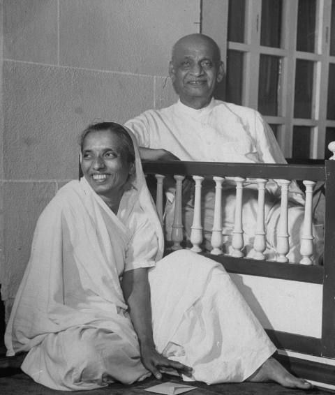 Sardar Vallabhbhai Patel and his daughter Manibehn Patel