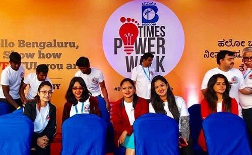 Vaishnavi Gowda at Times Electricity Week promotional event