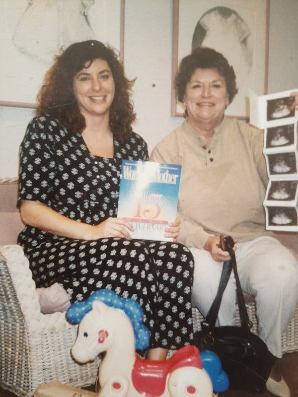 Tara Reed with her mother Janet Artims in 1994
