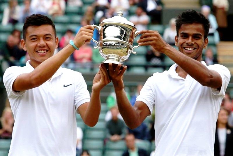 After winning men's doubles at Wimbledon, Sumit Nagal and Lý Hoàng Nam