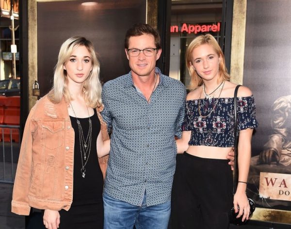 Eric Close and his daughters