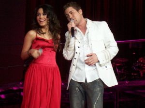 Drew Seeley performs with co-stars