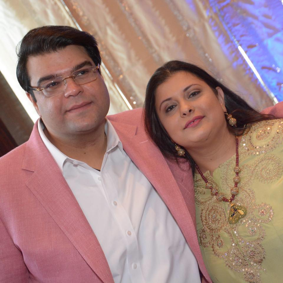 Sonali Jaitley and her husband Jaiyesh Bakhshi
