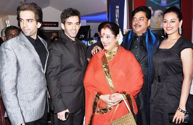 Sonakshi Sinha and her family