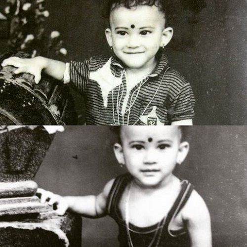 Childhood photos of Som Shekhar