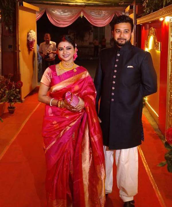 Solanki Roy and her husband