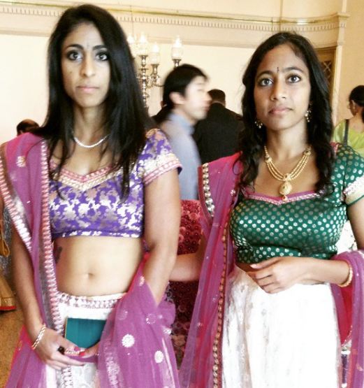 Sirisha Bandla and her sister