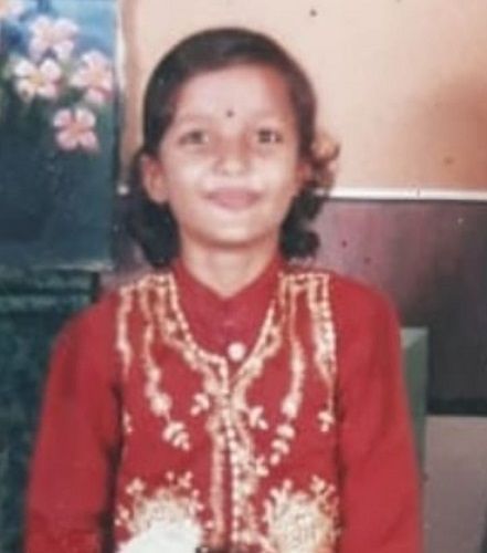 Photos of Siri Hanmanth as a child
