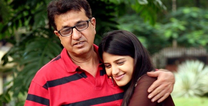 Simran Pareaenja and her father