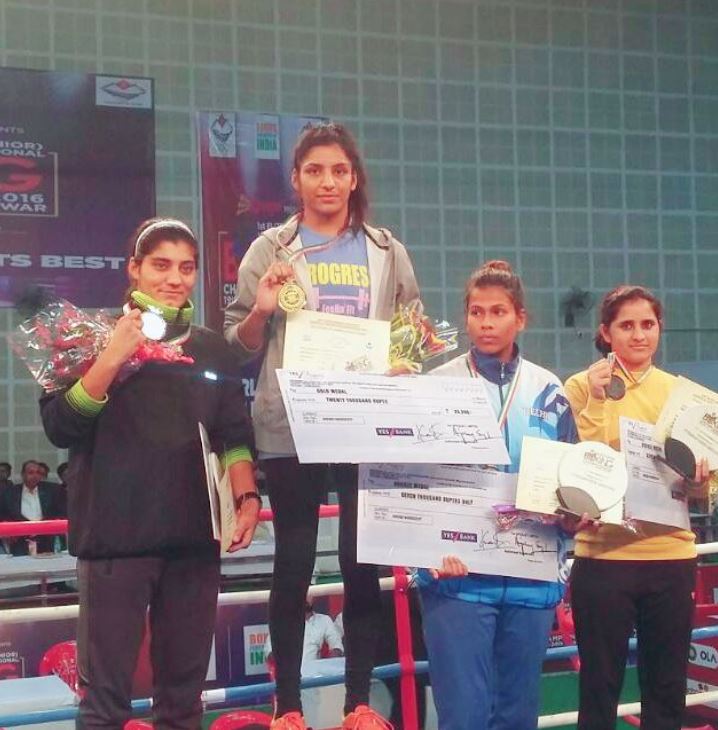 Simranjit Kaur wins gold