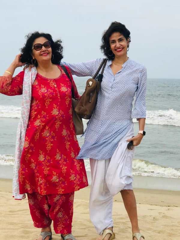 Simar Dugal and her mother Rita Sawhney
