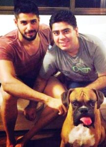 Sidharth Malhotra and his dog