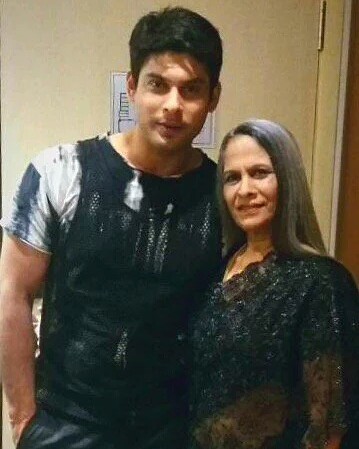 Sidharth Shukla and his mother