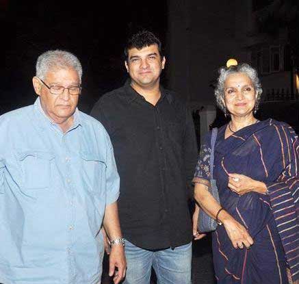 Siddhartha Roy Kapoor and his parents