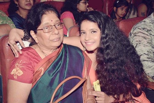 Shubha Poonja and her mother