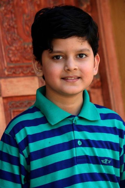 Photos of Shubham Jha as a child