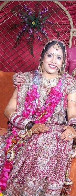 Shruti Arjun Anand at her wedding