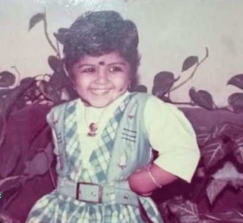 Shruthi Rajanikanth's childhood photos
