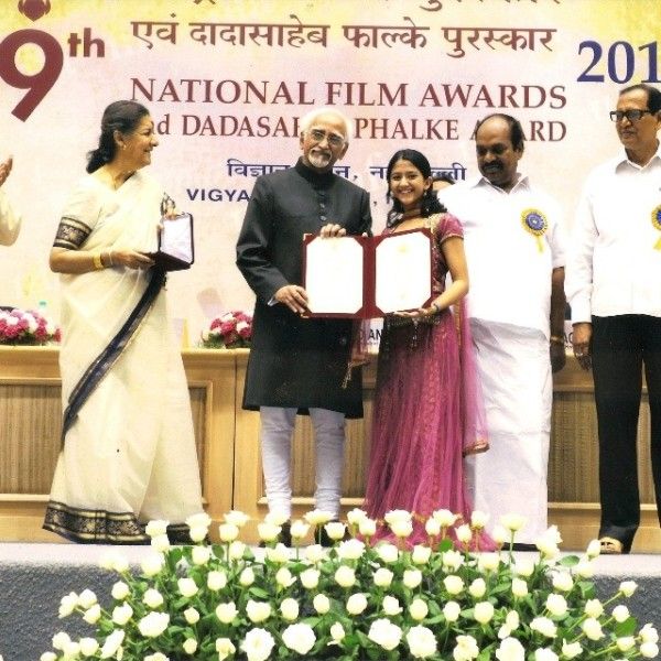 Shriya Sharma receives National Award