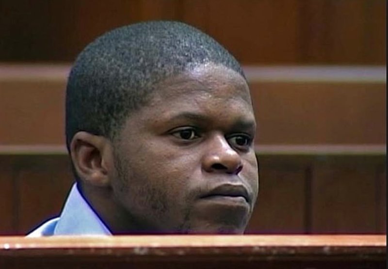 Zola Tongo's photo during court trial
