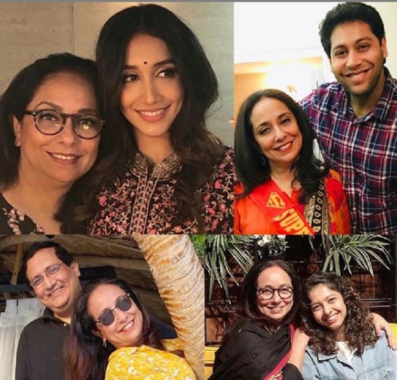 Shreya Chaudhary's family collage