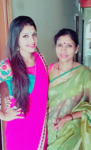 Shreya Anchan and her mother