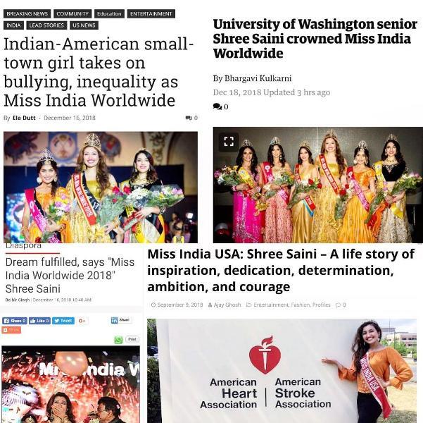 Shree Saini's success story reported in multiple newspapers