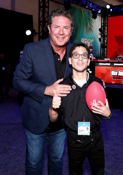 Dan Marino and his son