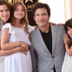 Jason Bateman with his wife and daughter