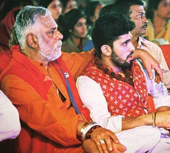 Shivashish Mishra with his father