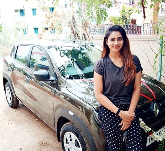 Shivani Narayanan and her car