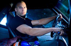 Vin Diesel in the fast and furious 6 movies