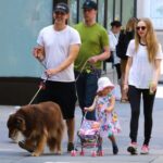 Amanda Seyfried with her husband and daughter