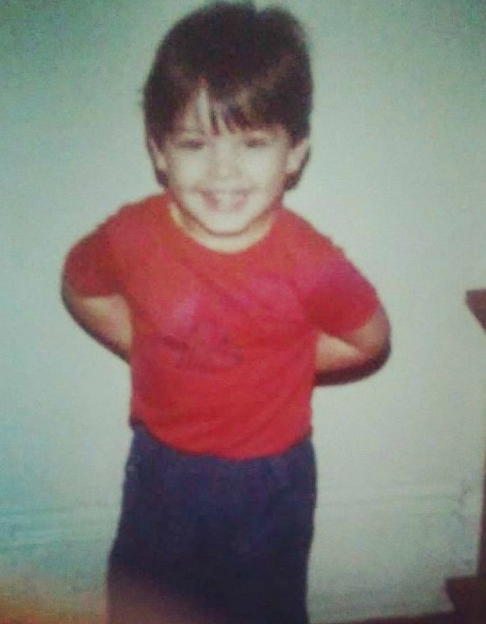 Photos of Noel Areizaga as a child