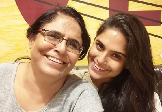 Naina Ganguly and her mother