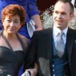Andres Iniesta and his mother