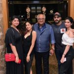 Janvi Kapoor with her father, brother and sister