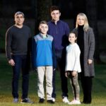 A young image of Kai Havertz with his family parents, brothers and sisters