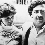 Pablo Escobar and his wife