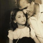 Childhood image of Saumya Tandon with her father
