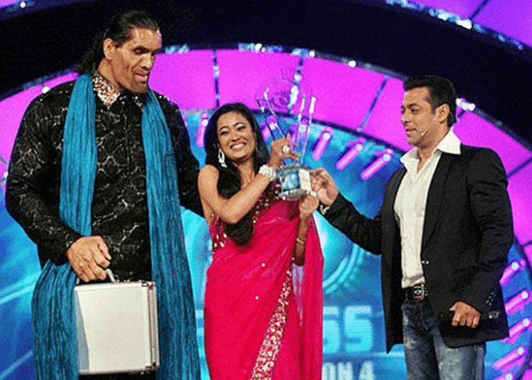 Shweta Tiwari as winner of Big Boss 4