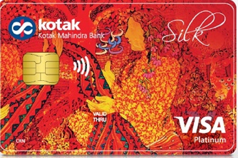 Special Edition Kotak Mahindra Debit Card with artwork by Seema Kohli 