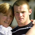 Wayne Rooney and his mother