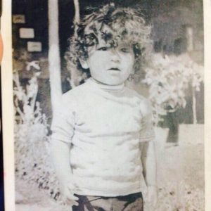 Childhood photo of Gaurav Arya when he was three years old