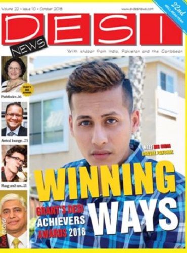 Dhaval Panchal on the cover of Canada's #1 magazine e-desinews