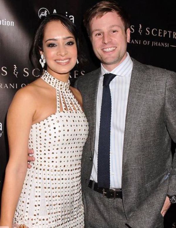 Devika Bhise and her fiancé - Nicholas